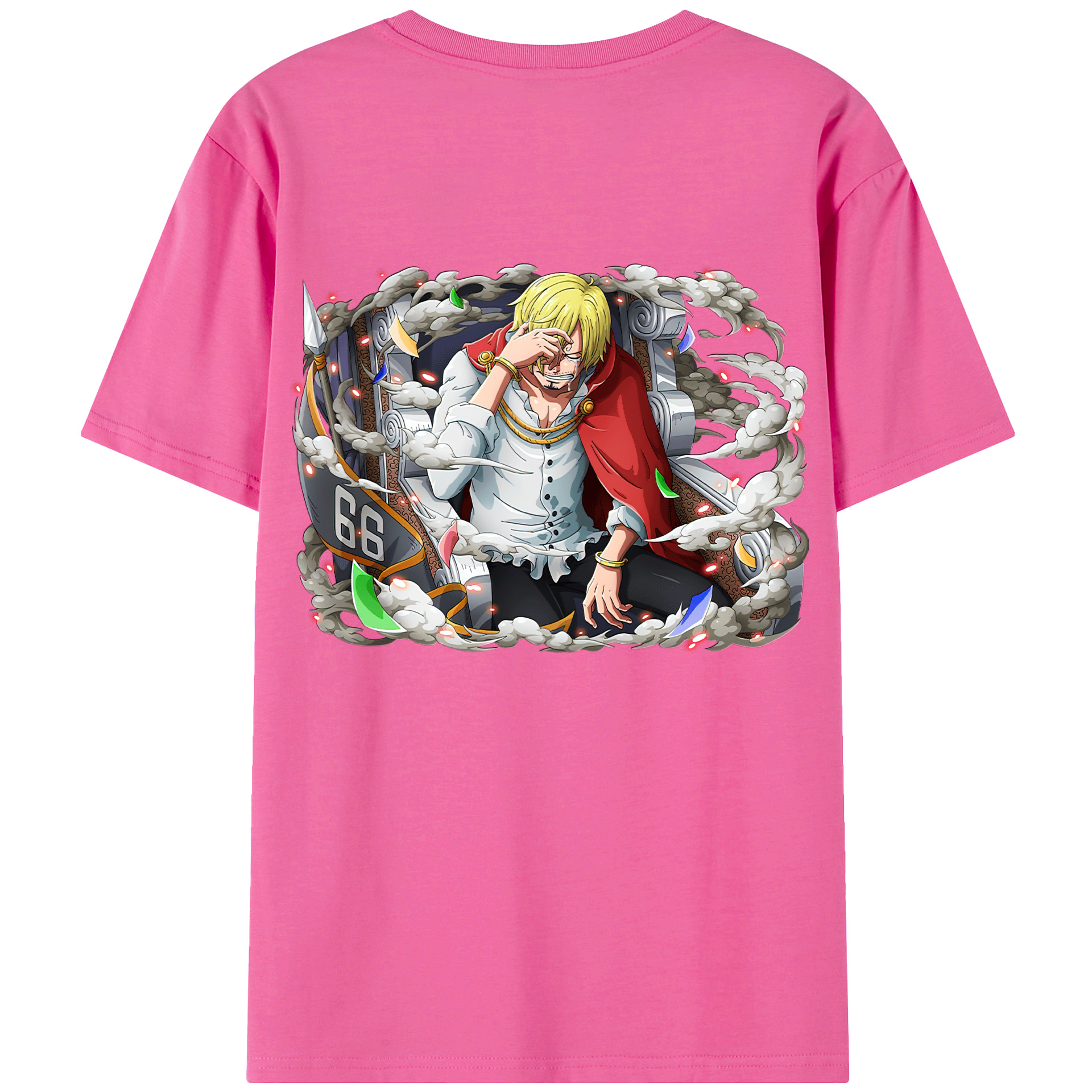 （画像用） ワンピース サンジ ONE PIECE Sanji レディース半袖Tシャツ(バックプリント)